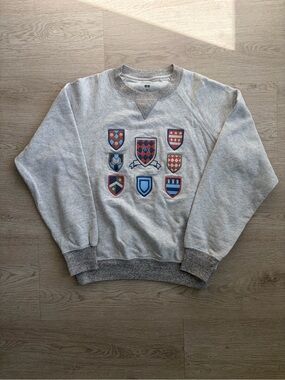 Uniqlo x JW Anderson Crewneck Patchwork sweatshirt